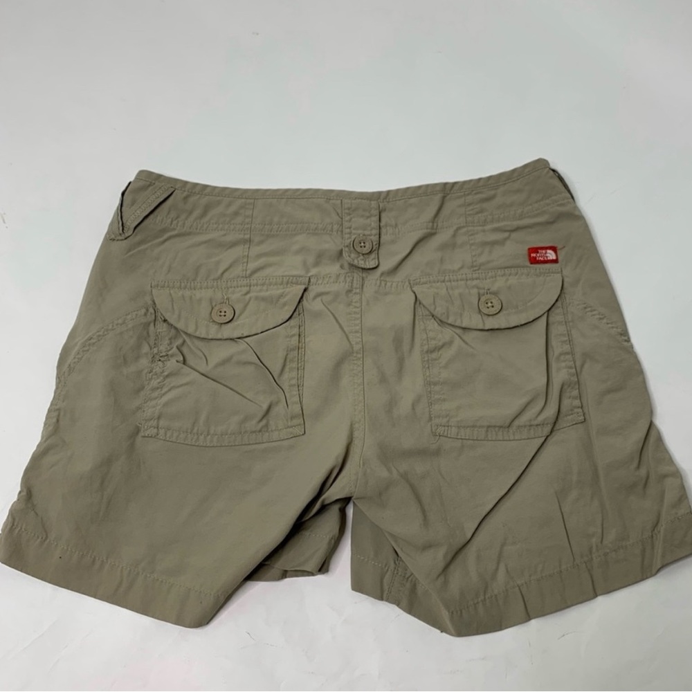 The North Face Women's Tan Brown Hiking Active Outdoor Shorts, Size 8 - Picture 5 of 5